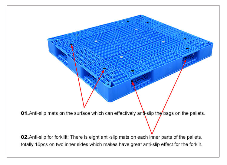 product-1-1 Heavy duty Double face warehouse factory plastic pallet
