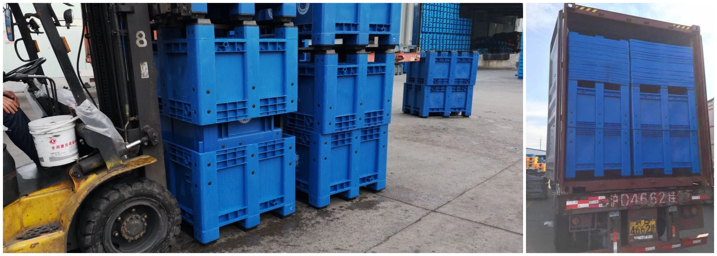 1200x1000 Fixed Solid Wall Bulk Container