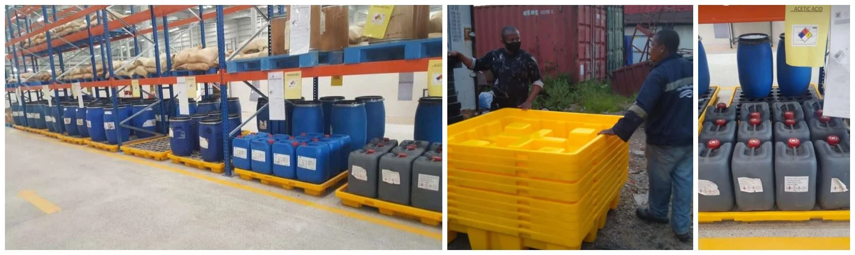 220L Heavy duty hdpe spill containment pallets