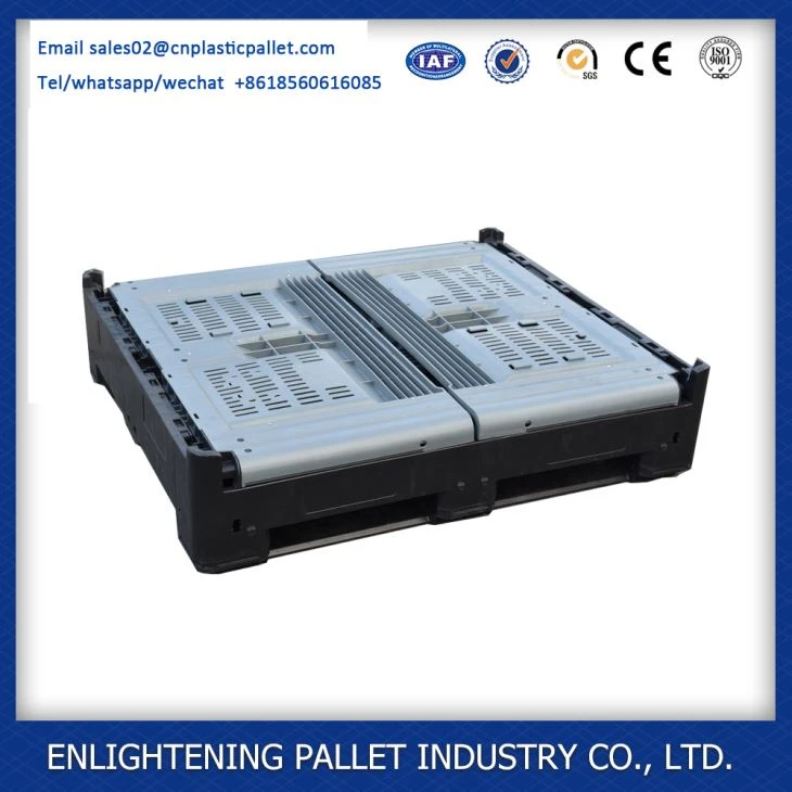 Folding Rigid Plastic Foldable Pallet Box for Food Industry