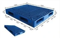 Plastová paleta HDPE používaná na prepravu a skladovanie textilnej priadze